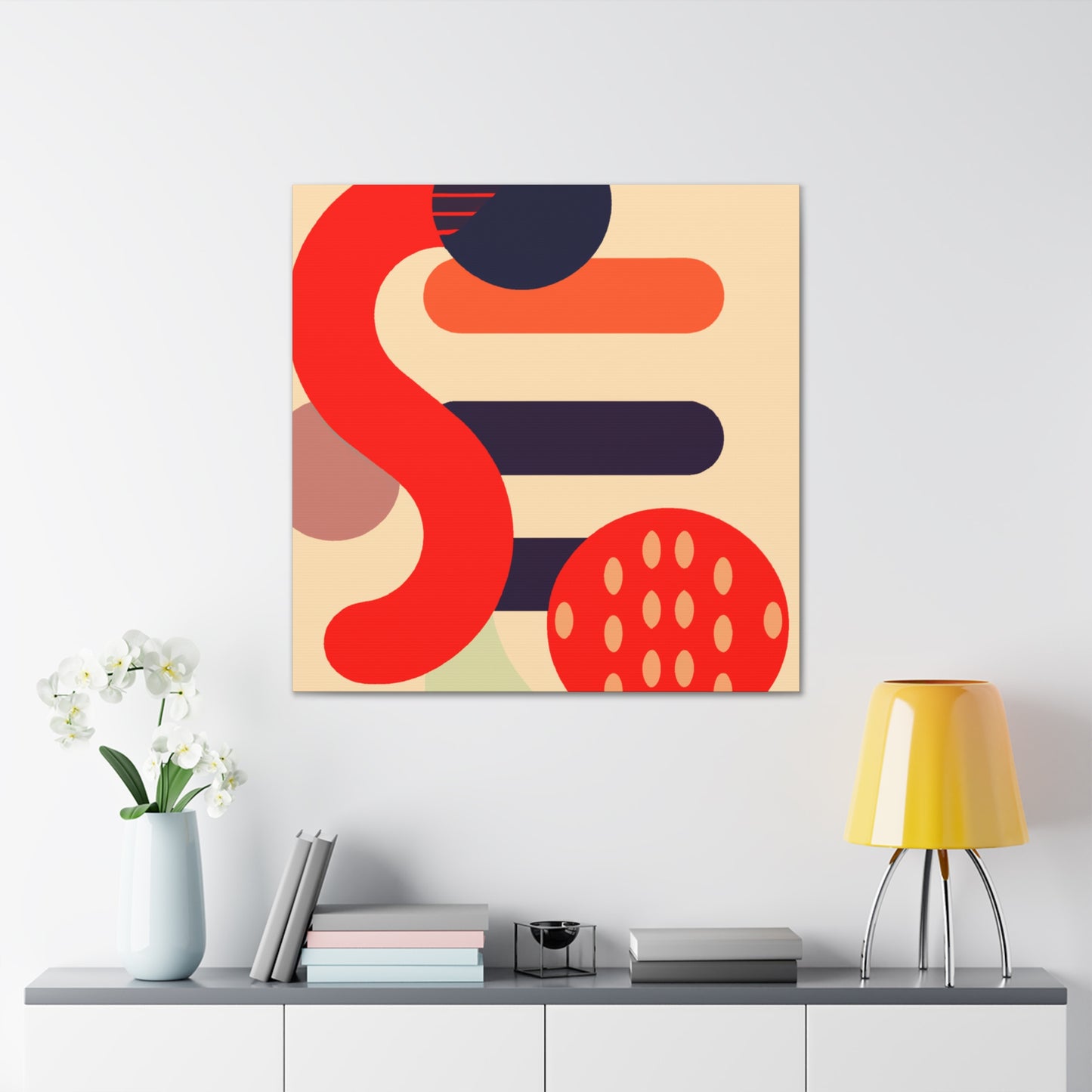 Urban Paradise - Midcentury - Canvas
