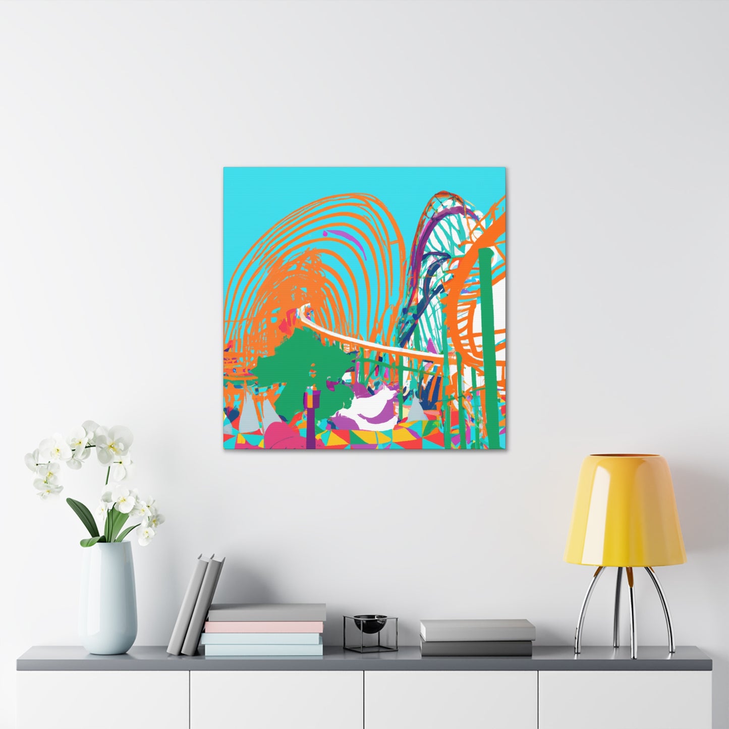Carousel Kingdom - Amusement - Canvas