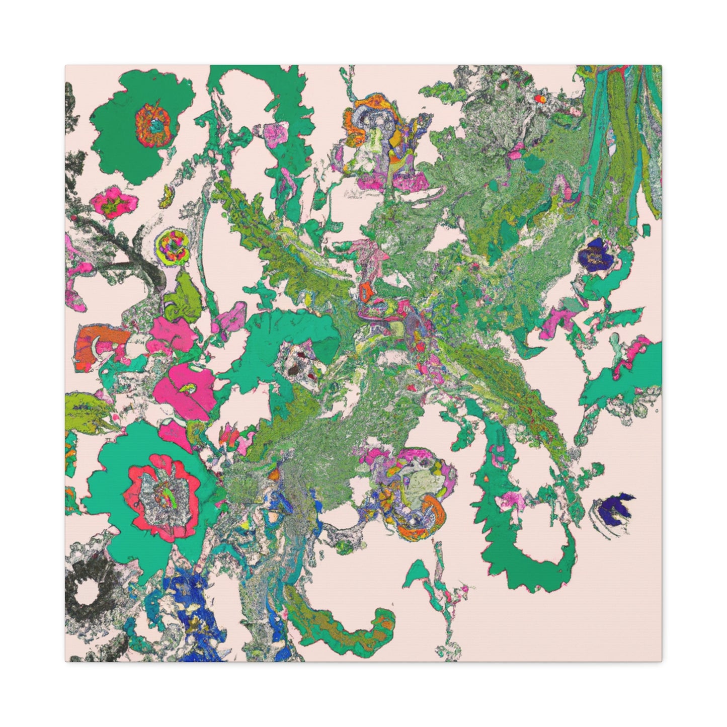 Blissful Beauty - Floral - Canvas
