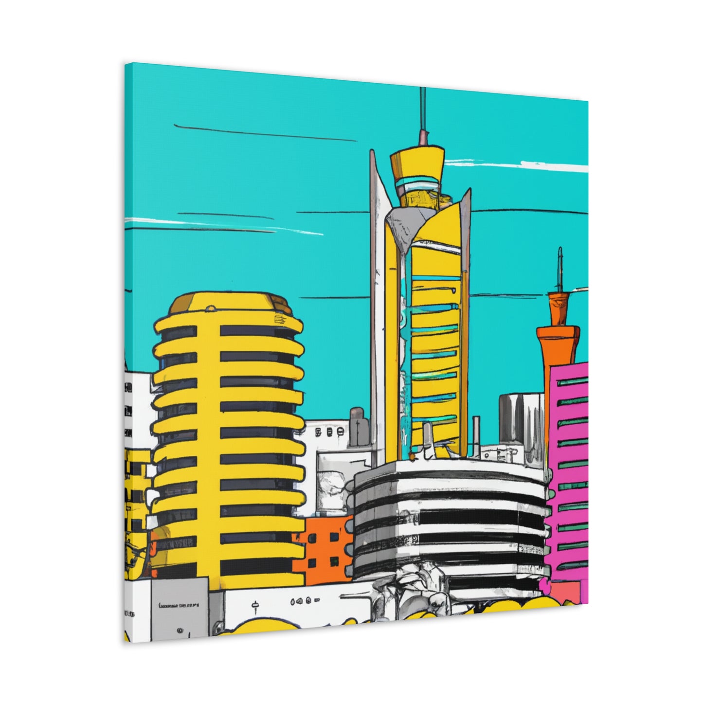Mouzaffar - Middle East - Canvas