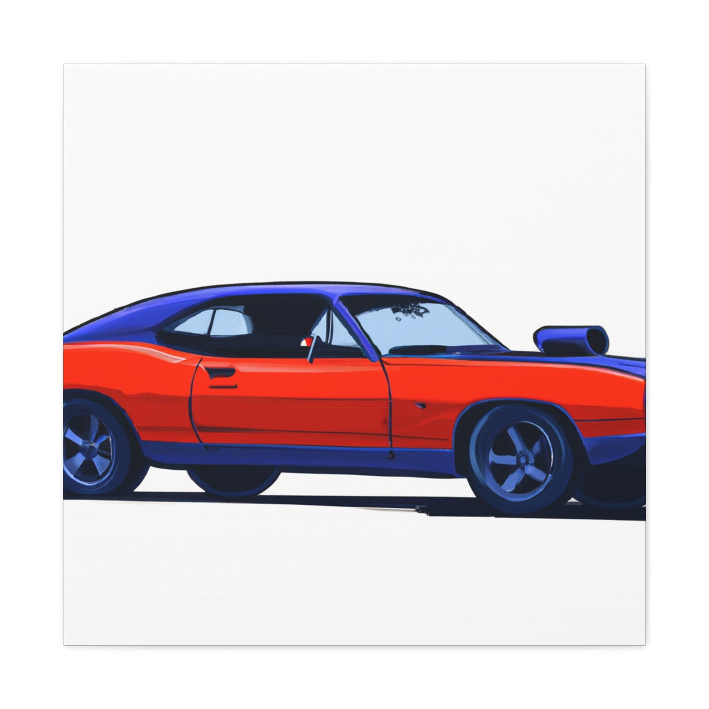 Road Thrasher - Automobile - Canvas