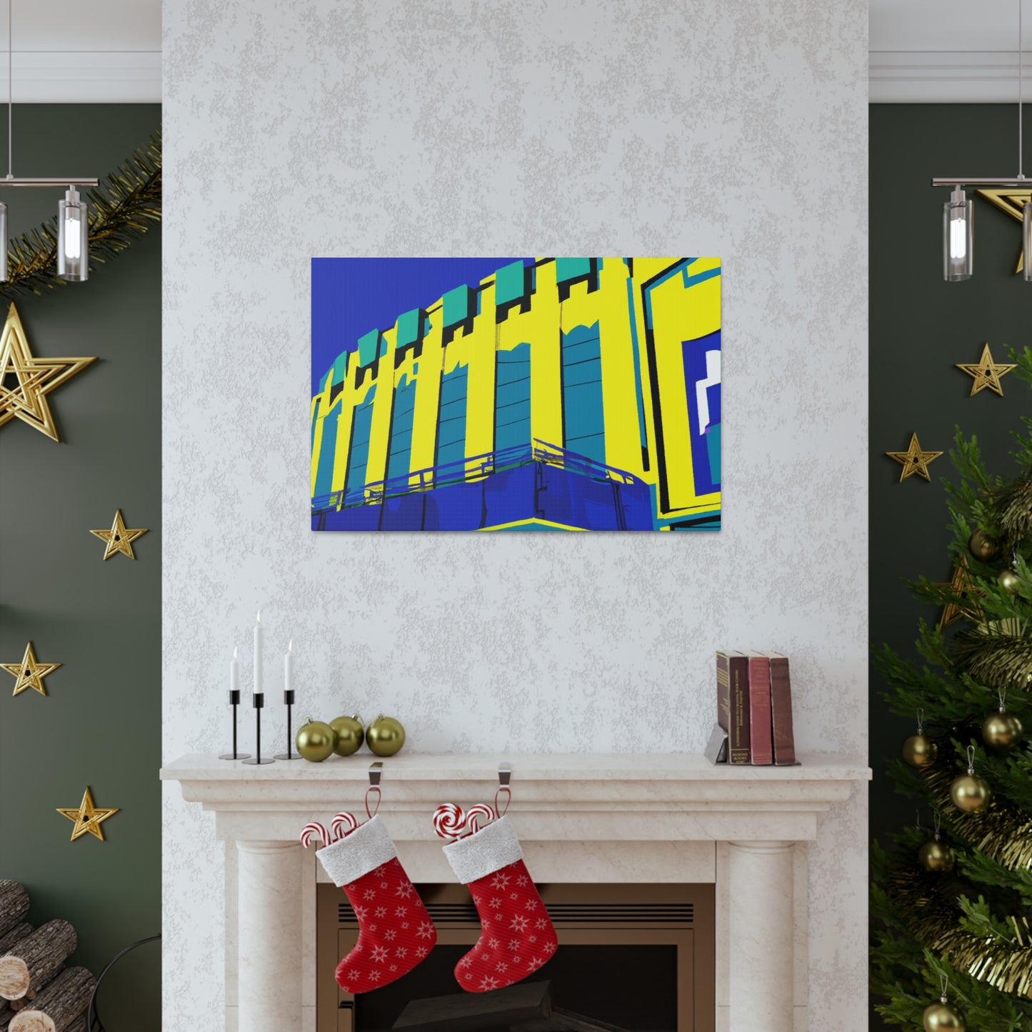 Moolah's Family Funplex - Architectural Canvas Pop Art