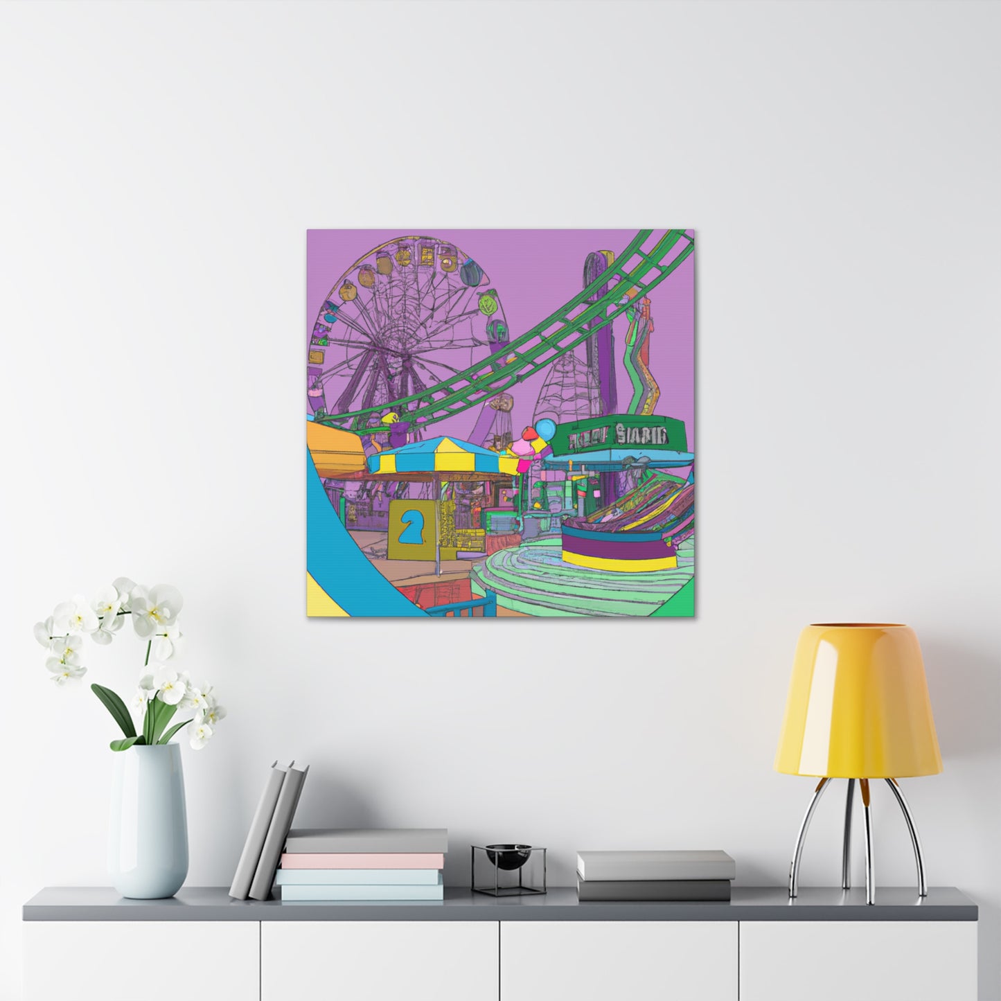 SpinTopia - Amusement - Canvas