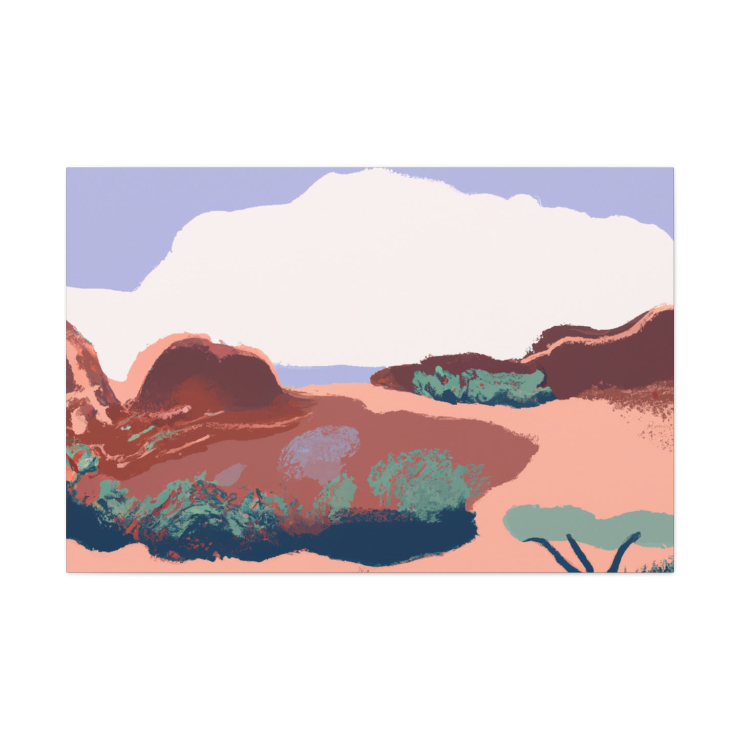 Sandstorm Oasis - Landscape - Canvas