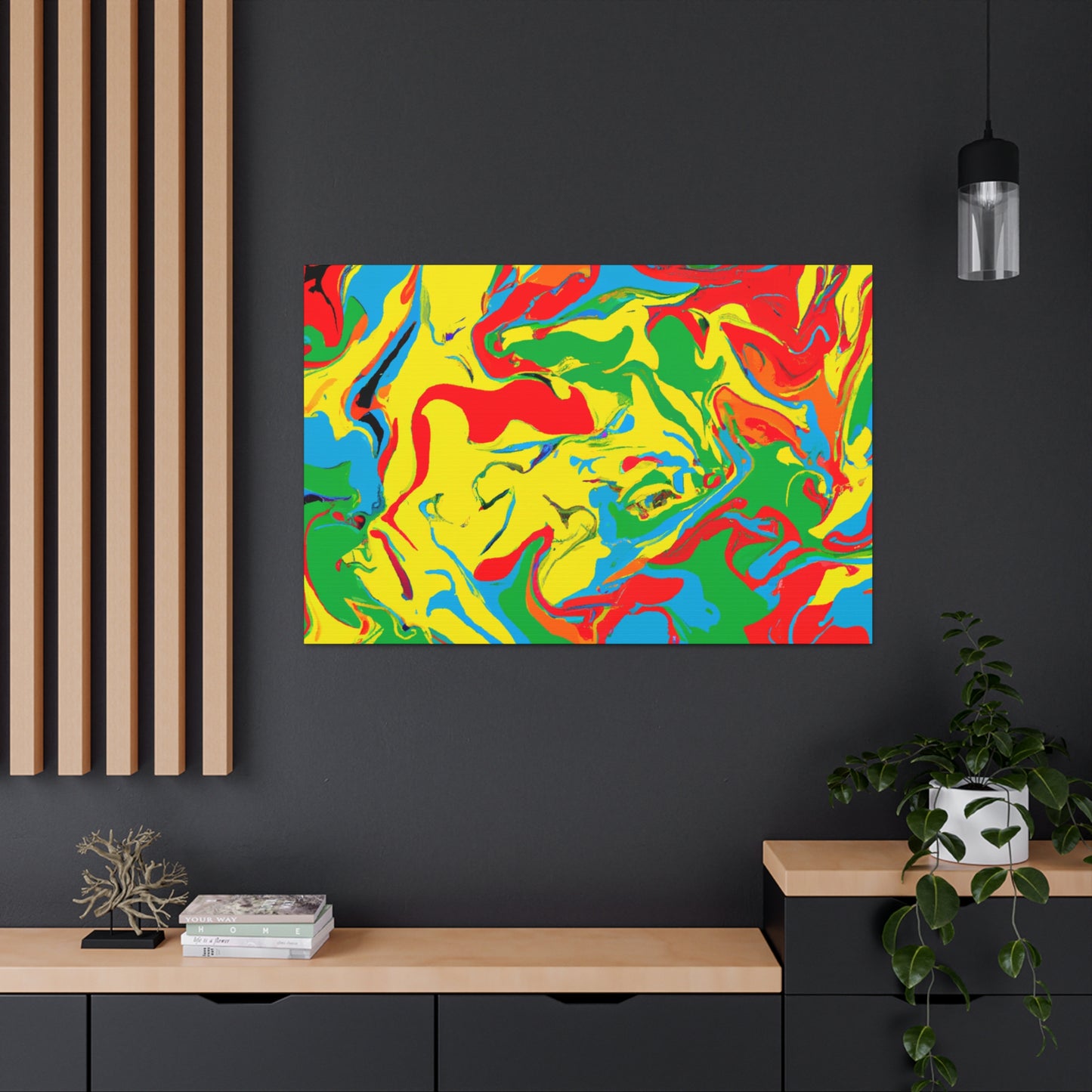 Sharp and Groovy - Canvas - Abstract