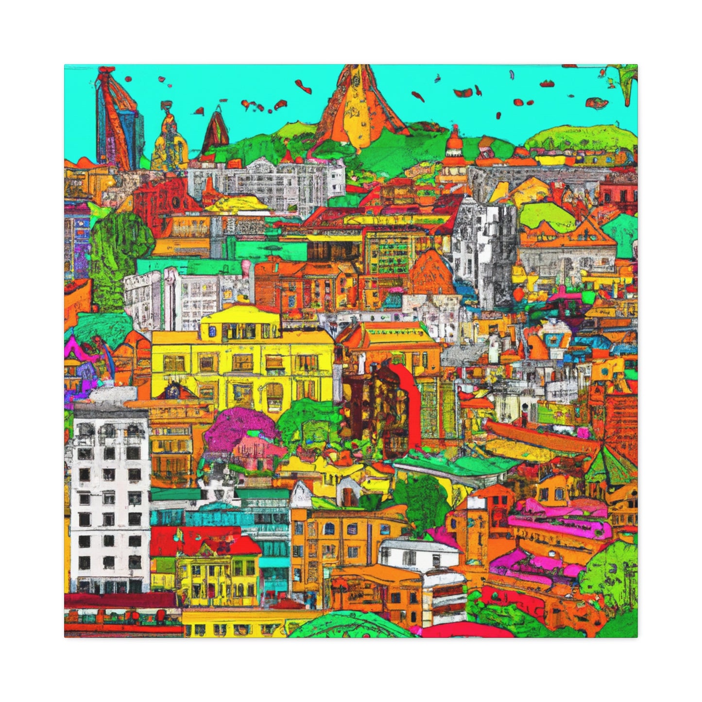 Namaste - Destination India - Canvas