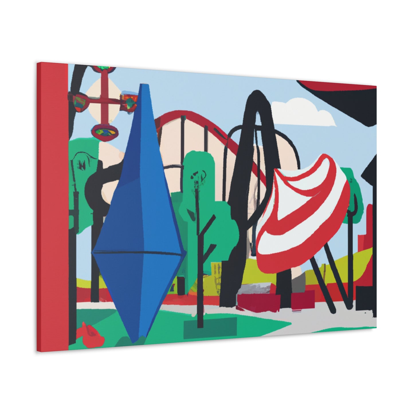 Greenvale - Landscape - Amusement - Canvas