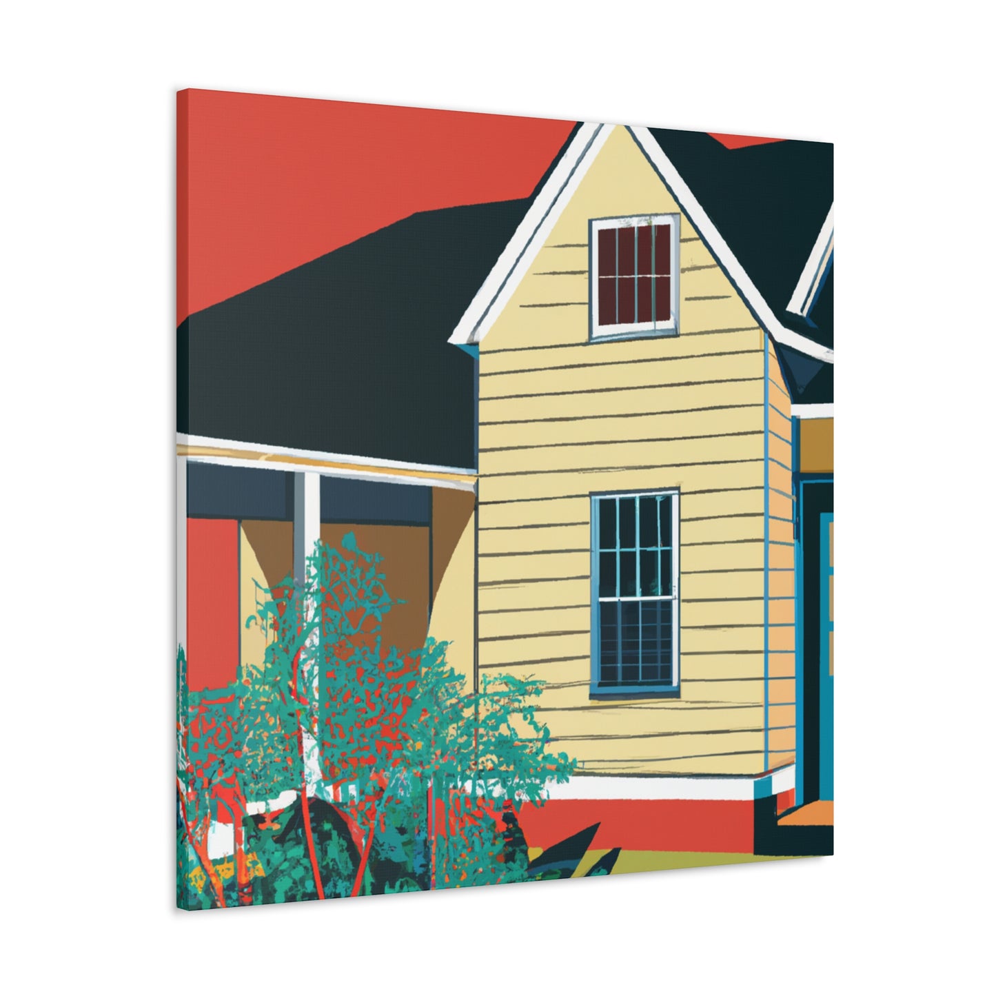 "Dawning Orbit - Midcentury" - Canvas