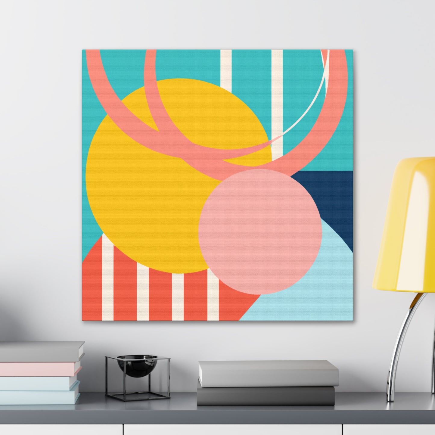 The Hallowed Hearth - Midcentury - Canvas