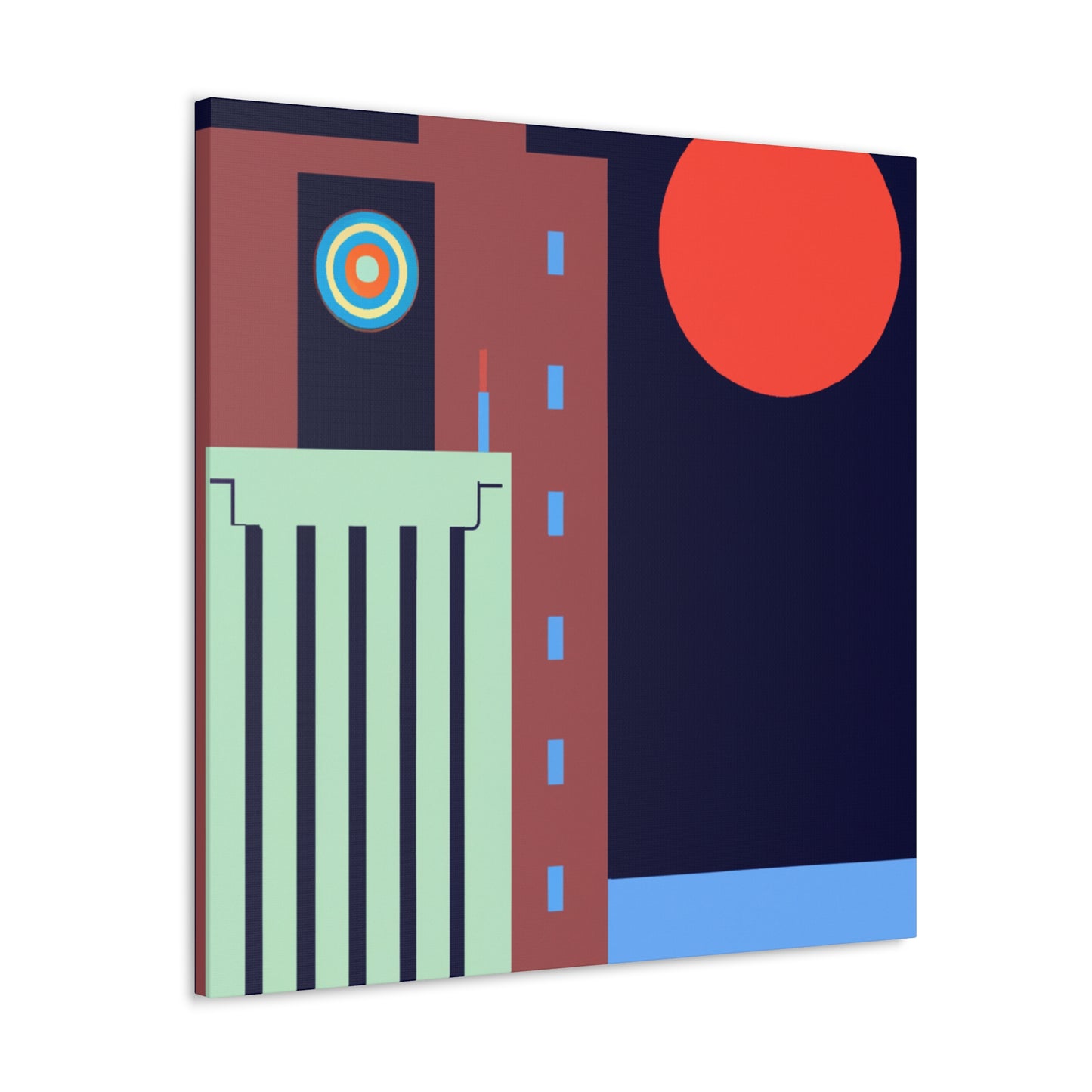 Vibrant Burst - Midcentury - Canvas