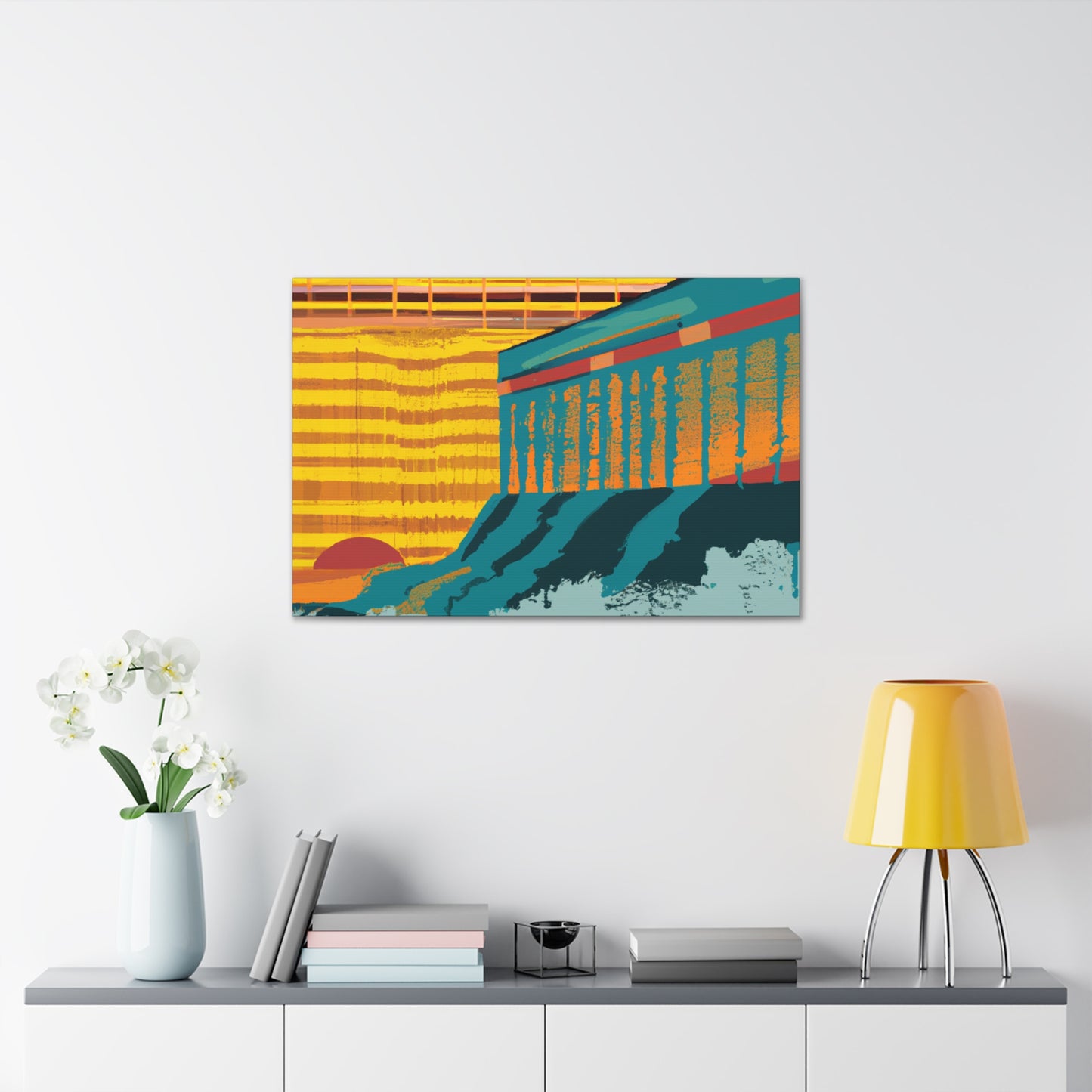 Furfin Flying Fox - Midcentury Canvas