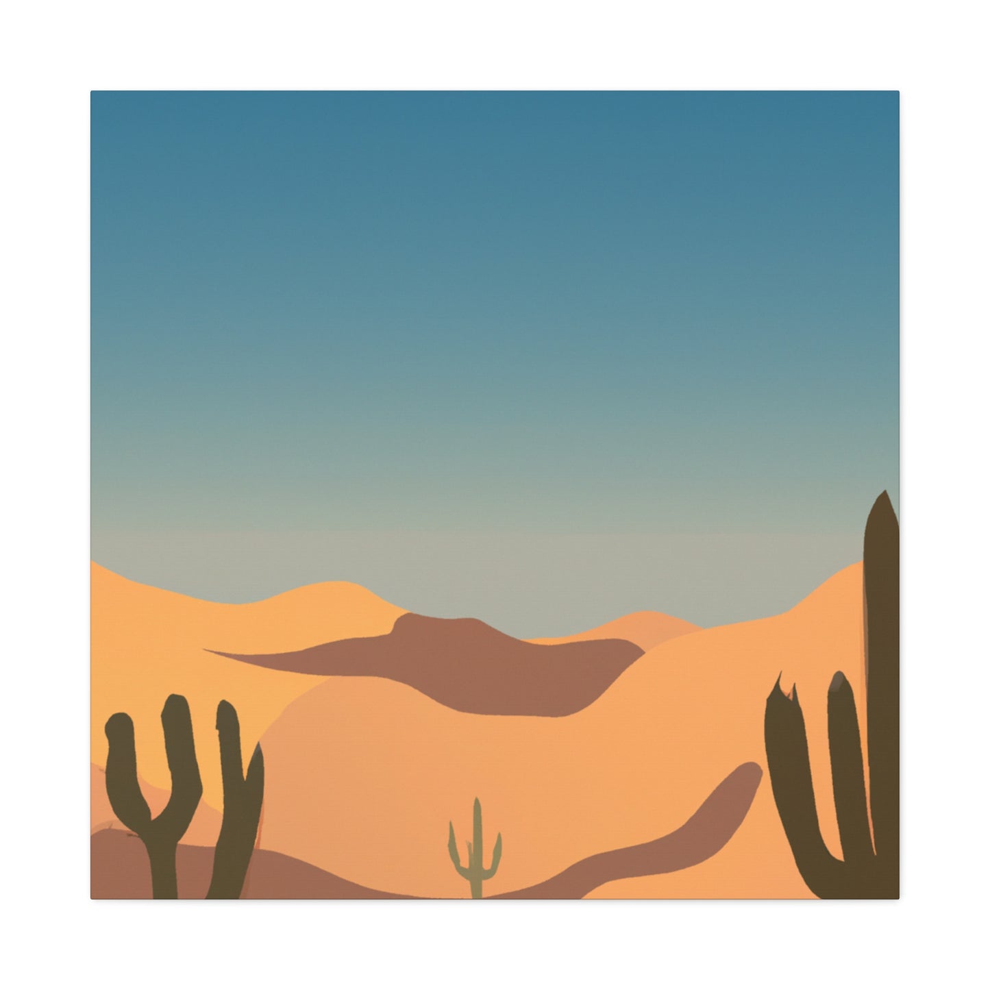 Cactustine - Landscape - Canvas