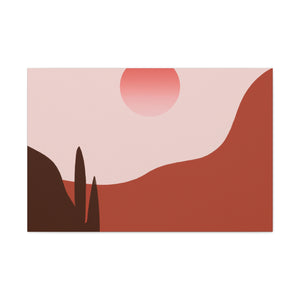 Antique Eclectique- Vintage Contemporary -Landscape - Desert - Canvas
