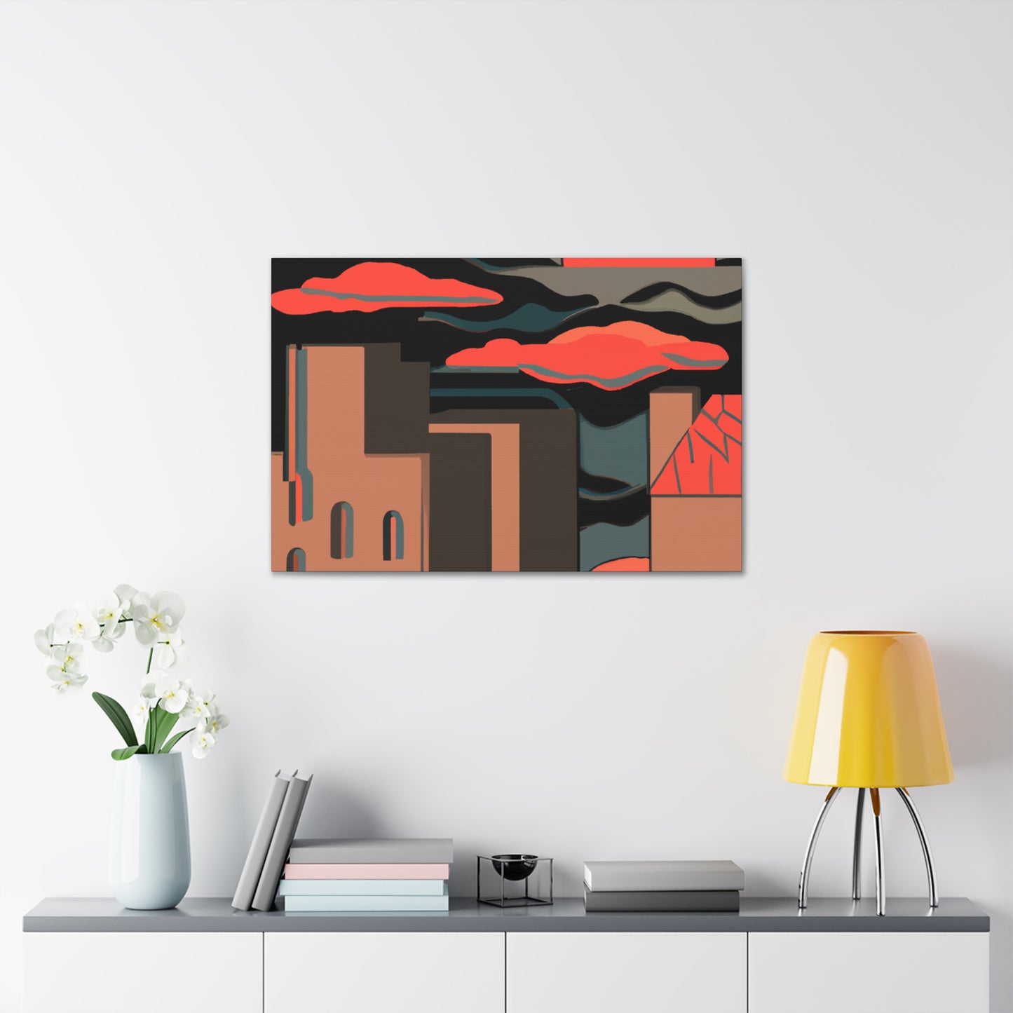 'Rising Star- Midcentury' - Canvas