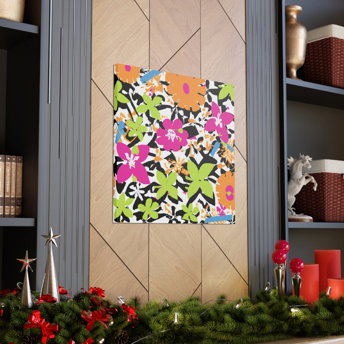 The Great Floral Quest: A Floral-Based Adventure Game. Players go on a journey to collect the most beautiful flowers in the world. As they travel they'll discover hidden secrets, combat fierce opponents, and solve devious puzzles - Canvas