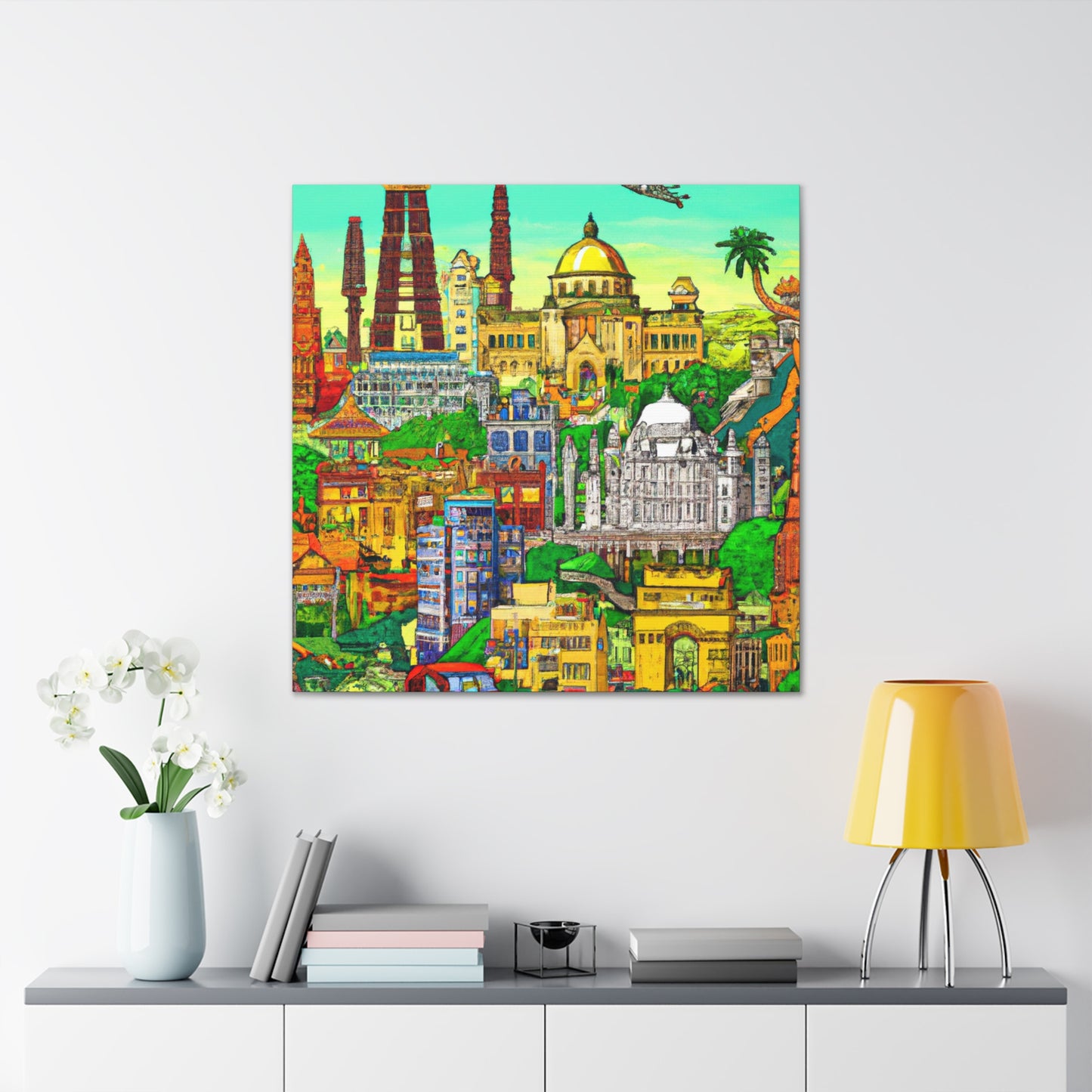 New Delhi - Destination India - Canvas
