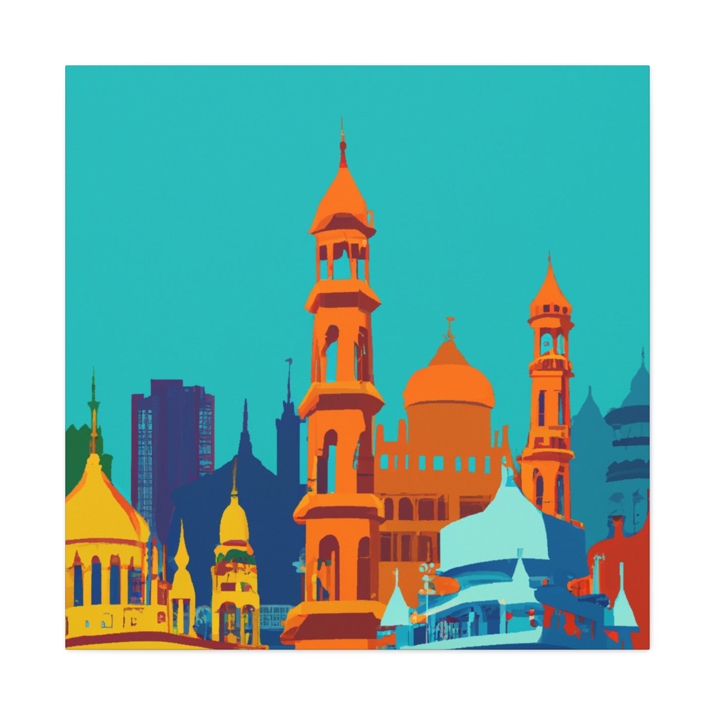 Exotic Vibrancy - Destination India - Canvas