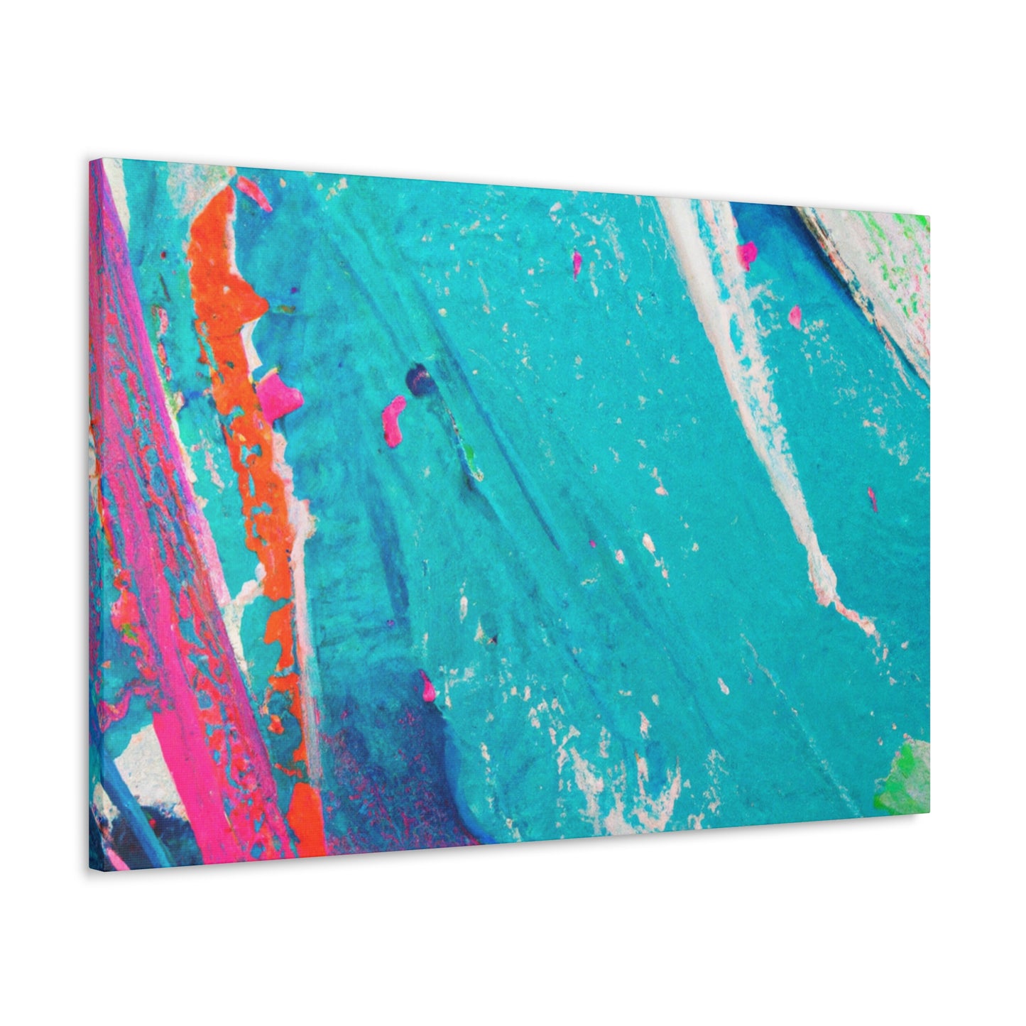 Aqua Lung- Abstract Canvas
