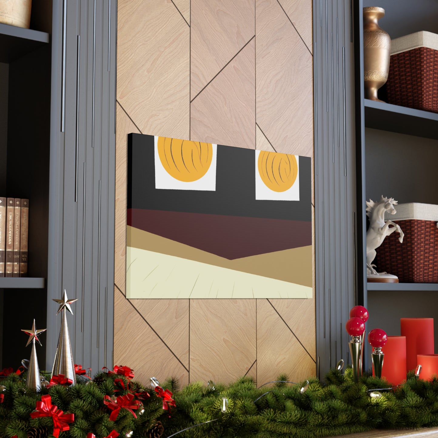 Feathered Phoenix - Midcentury Canvas