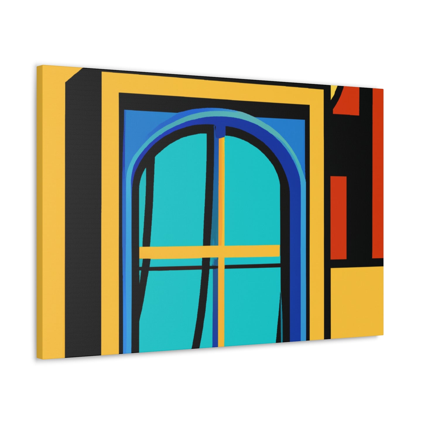Autumn Reflection- Midcentury - Canvas