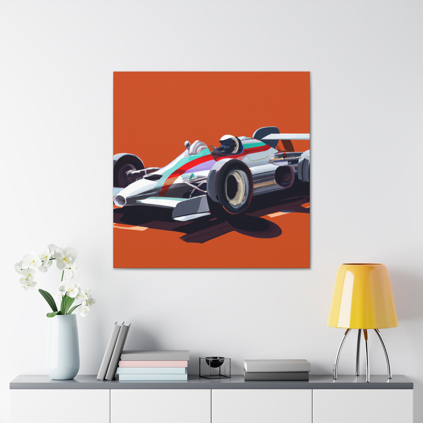 'Hotrod Harrier' - Automobile. - Canvas