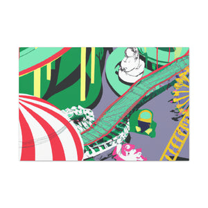 Rhino Rampage - Amusement - Canvas