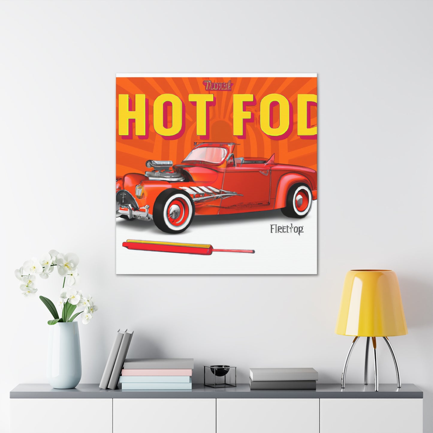 Turbo Grayhound - Automobile - Canvas