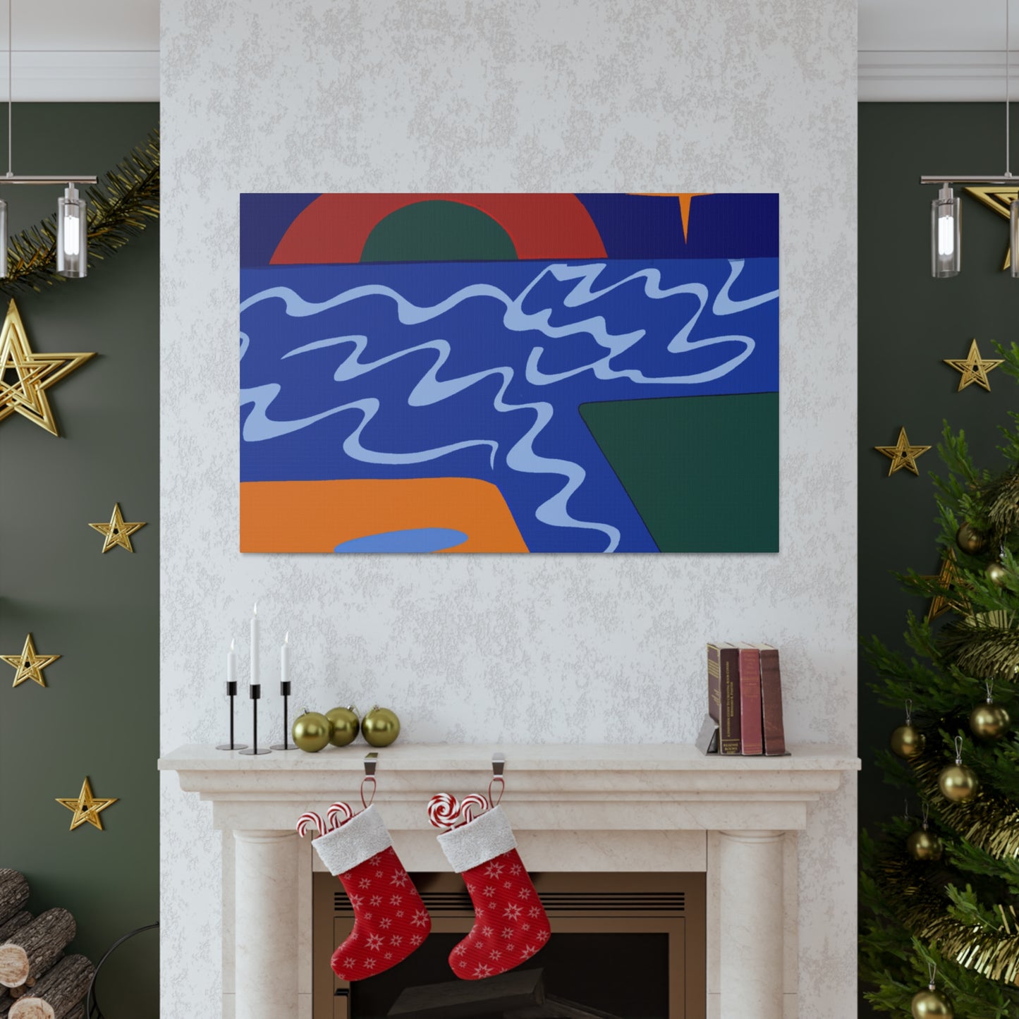 Icey Riveer -Midcentury Canvas