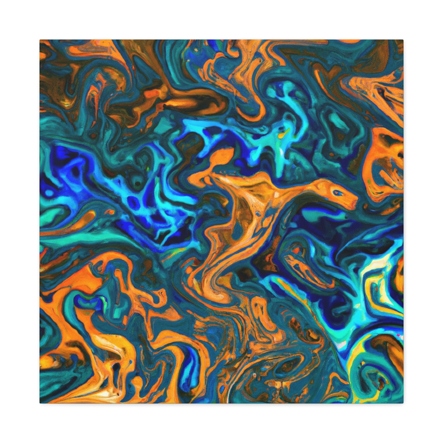 Fire and Water - Canvas - Abstract