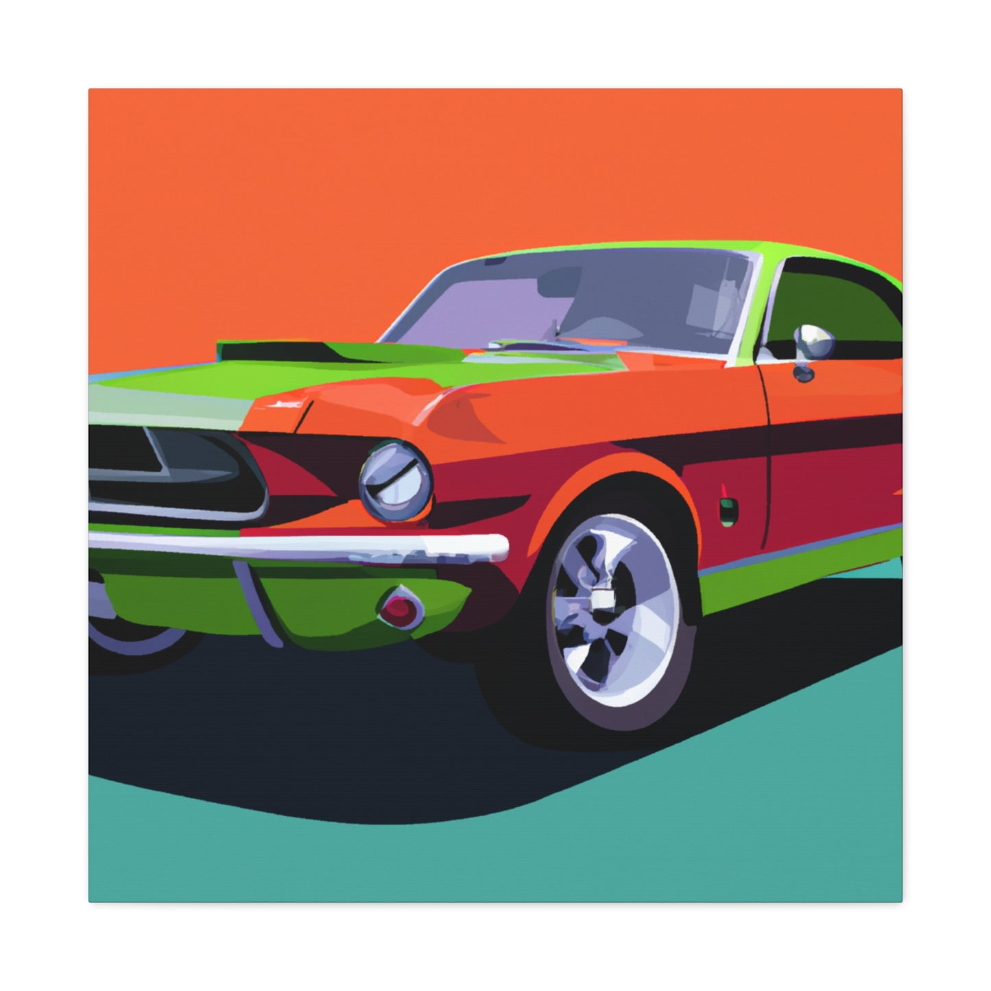 Flame Thrower - Automobile - Canvas