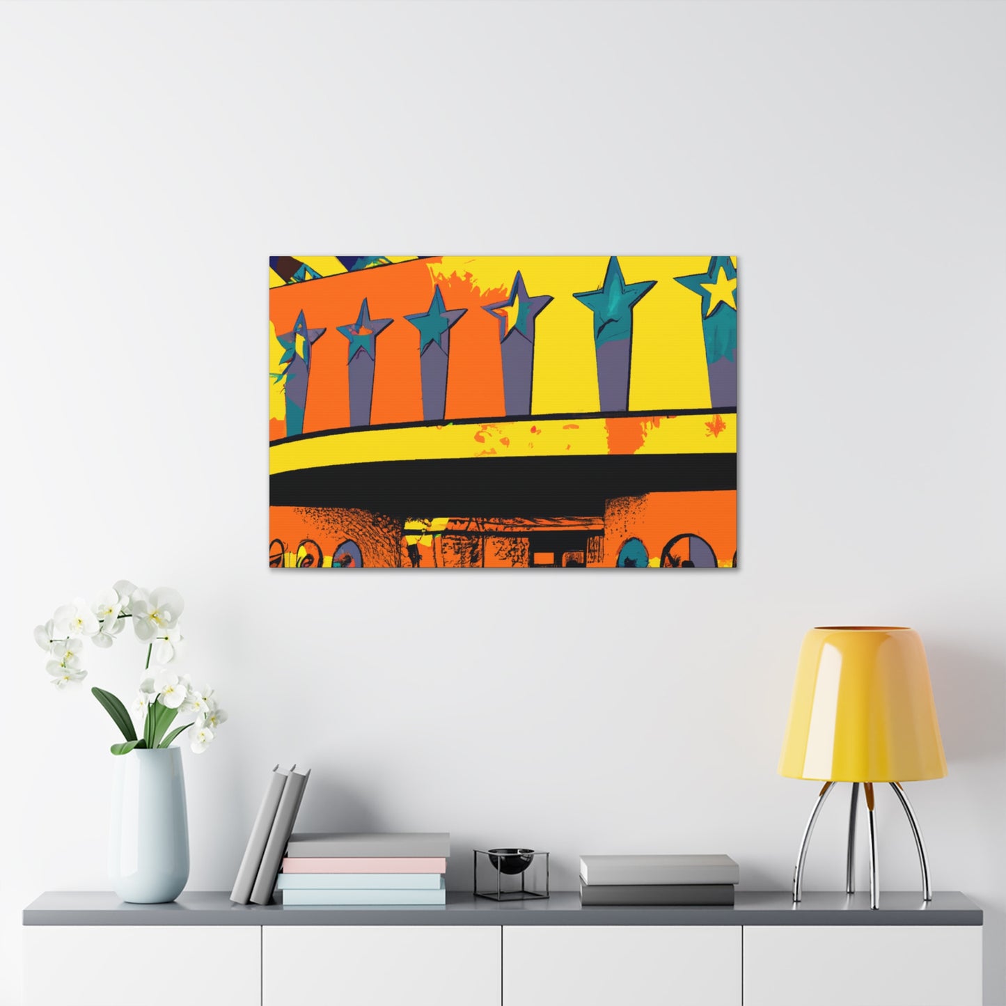 Whirlin' Wheels Diner and Drive-In - Canvas