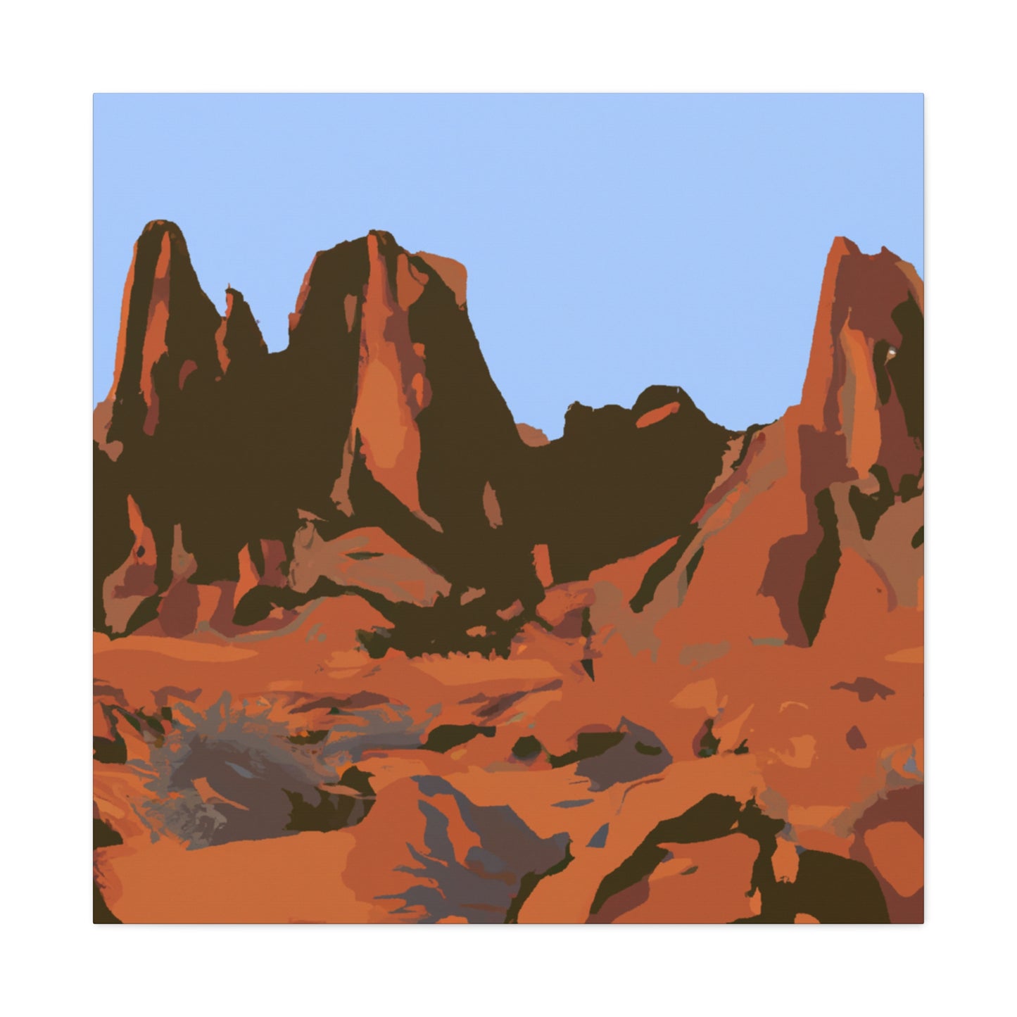 Tumbleweed Tundra - Landscape - Canvas