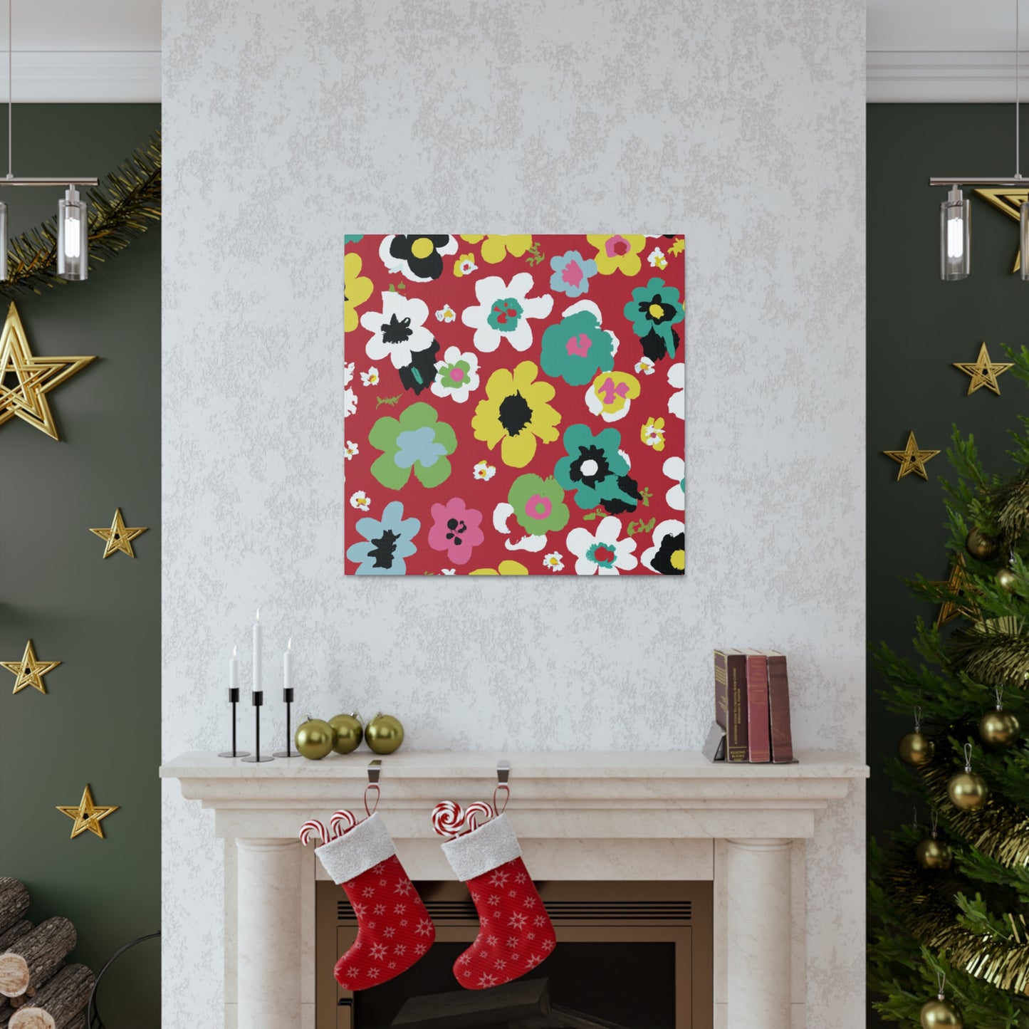 "Petal's Poise" - Floral Canvas