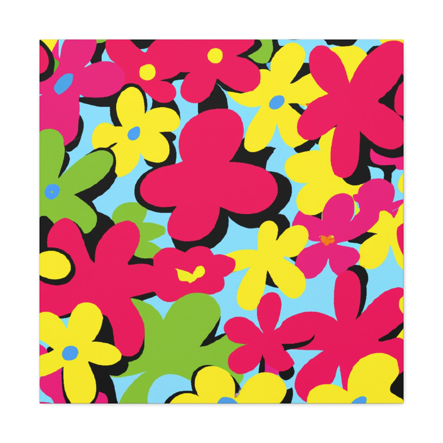 Flower Fields of Fortune - Floral Canvas