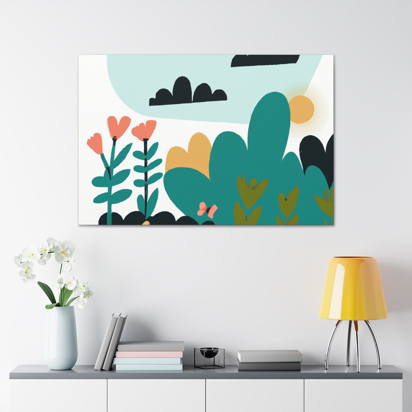 Blooming Harmony- Landscape - Canvas