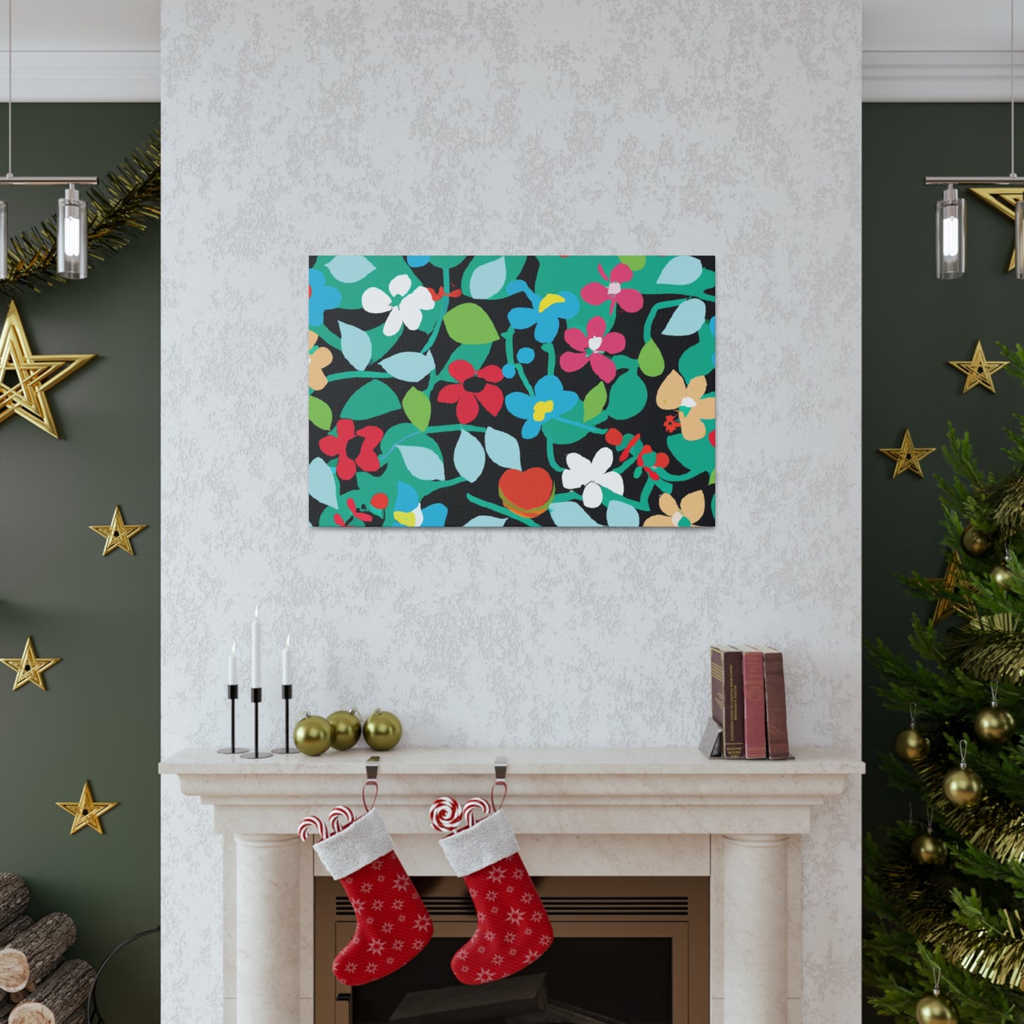 Blooming Happiness - Floral Canvas