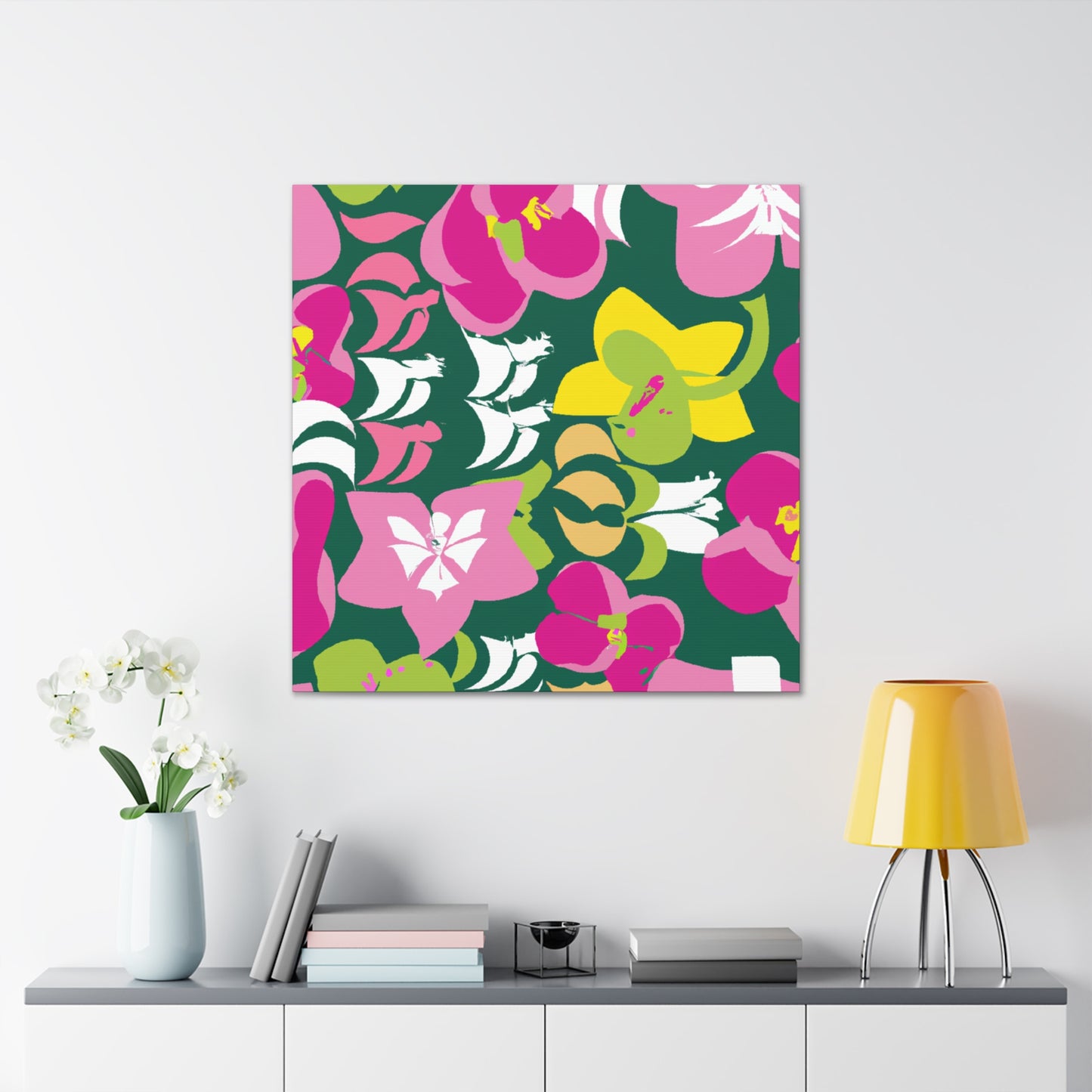 Blossomglimmer - Floral - Canvas