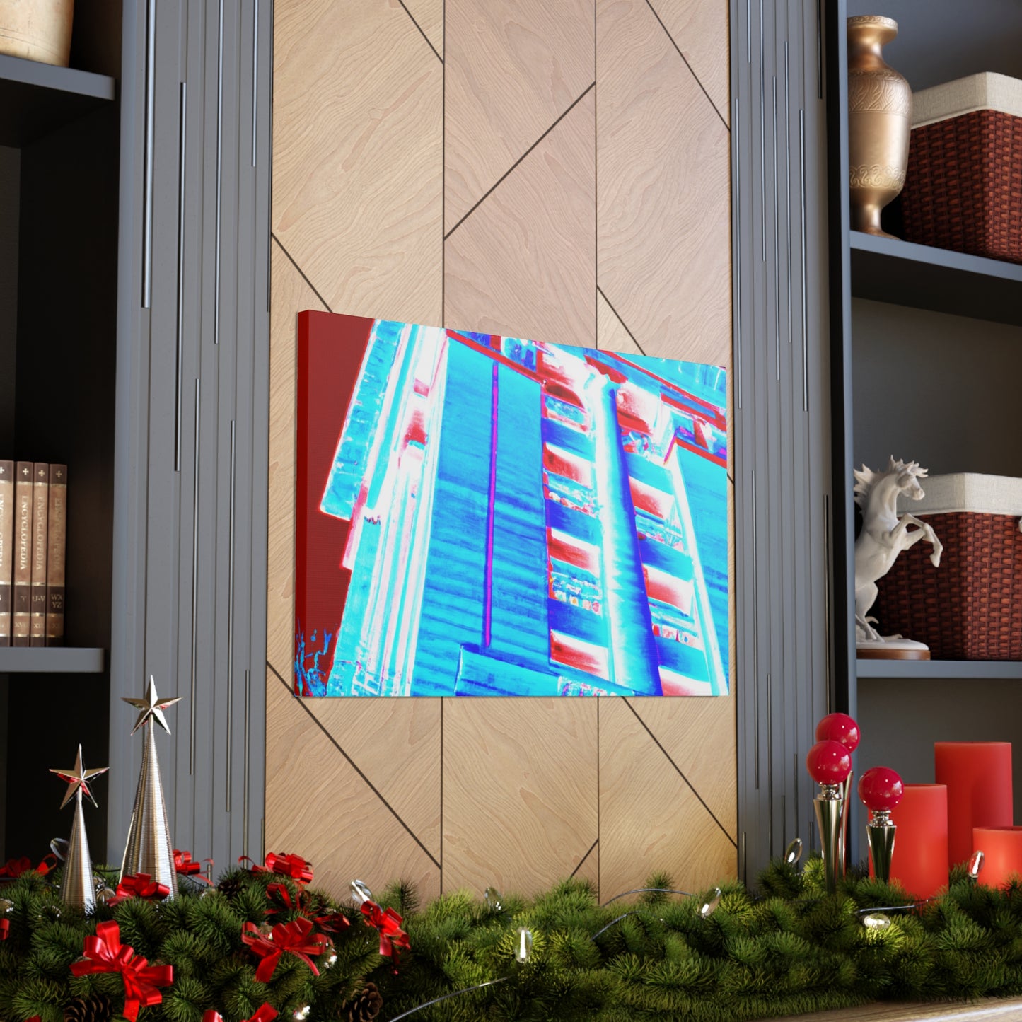 'Geometric Glitz: A Celebration of Art Deco Architecture' - Canvas