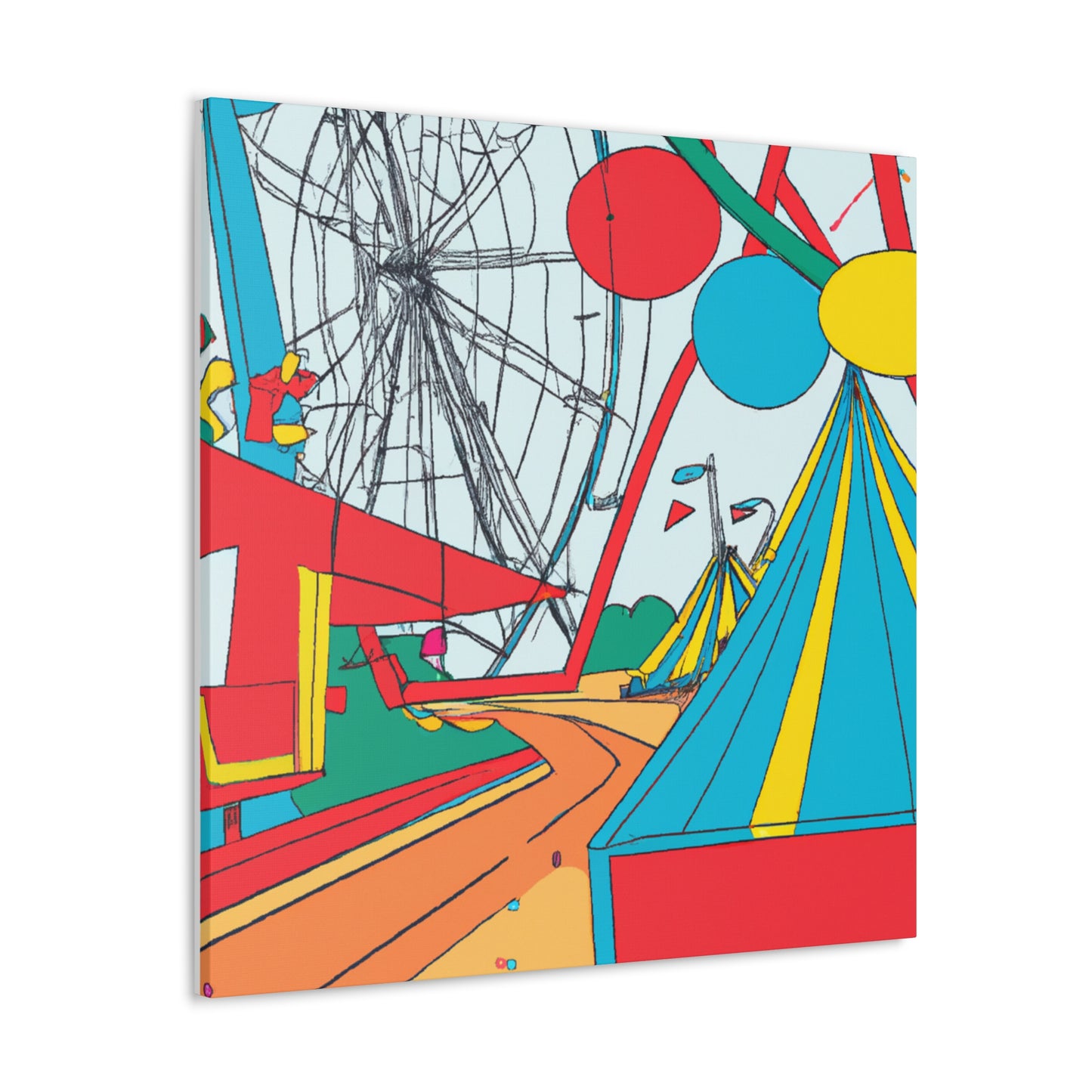 Fiesta Funhouse - Amusement - Canvas