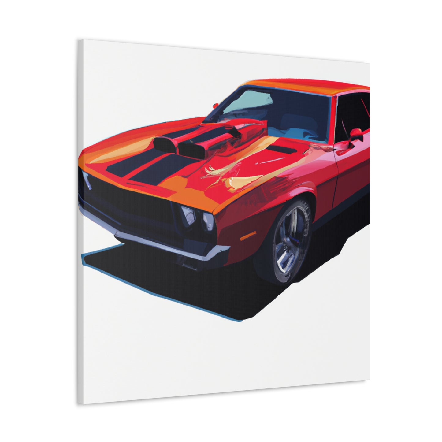Hot Rod Thunder - Automobile - Canvas