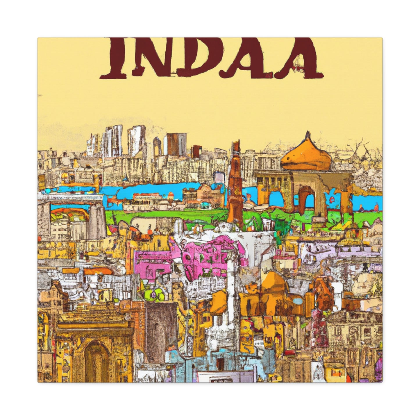 Exotic Rajasthan - Destination India - Canvas