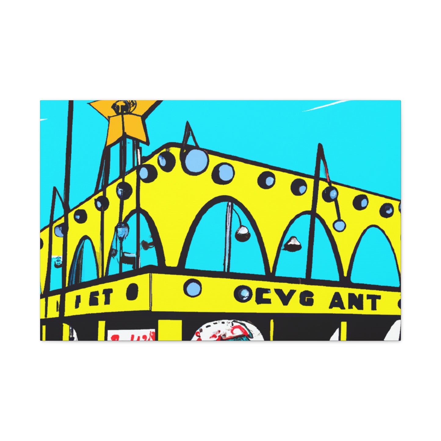 Sock-Hop-A-Round. - Pop Art Canvas