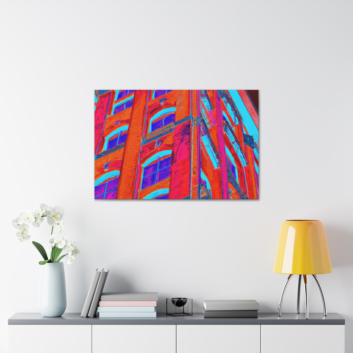 Art Modulo: a modernist building style which combines elements of classic Art Deco streamlined and symmetrical designs with modular, geometric components. - Canvas