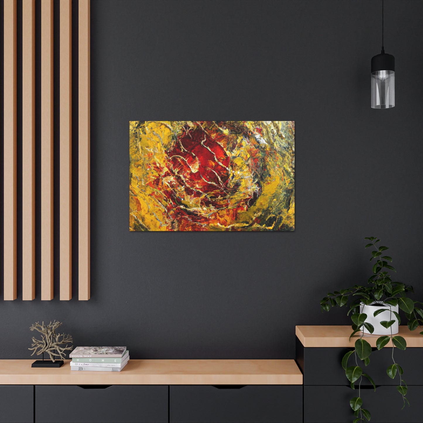 Volcano - Abstract Canvas