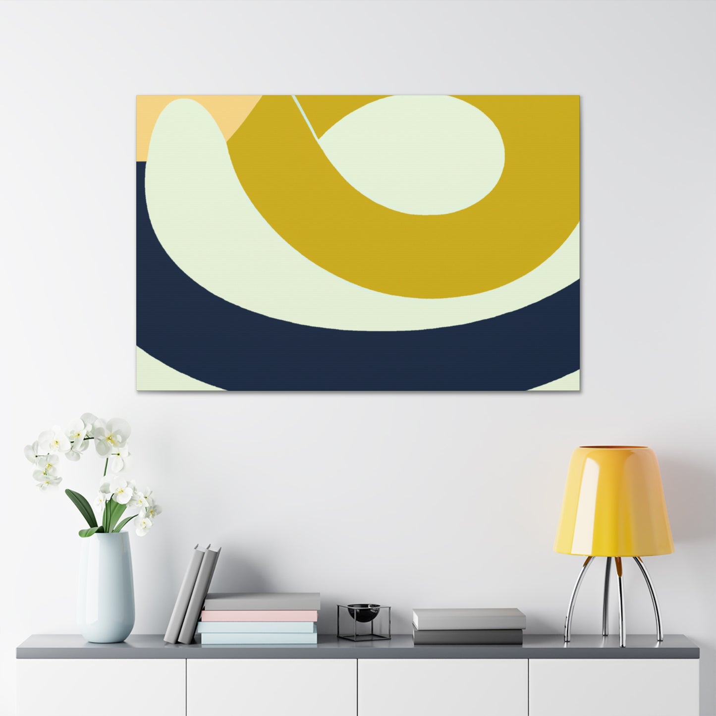 Sunburst Stargazer - Midcentury - Canvas