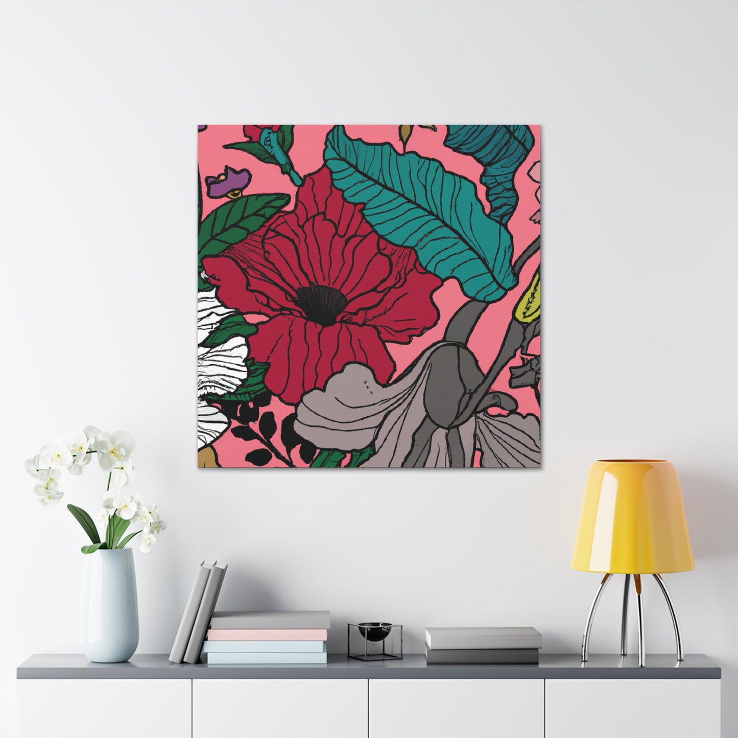 Sunshiney - Floral - Canvas