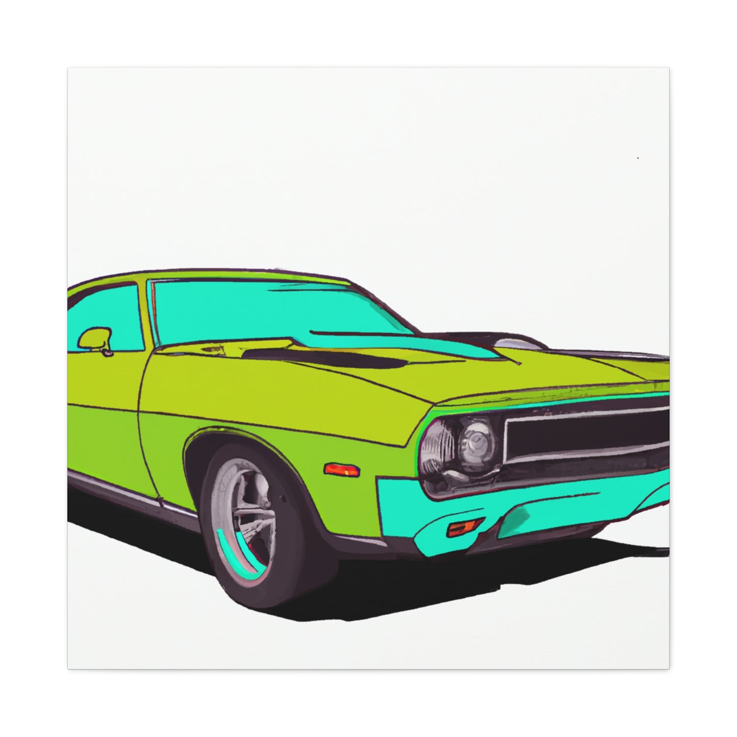 Blastin' Bomber - Automobile - Canvas