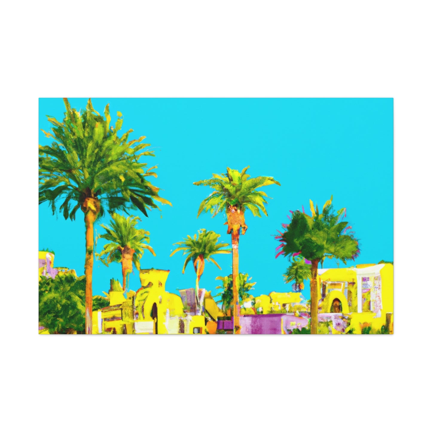 Sahara Splendor - Architectural - Canvas