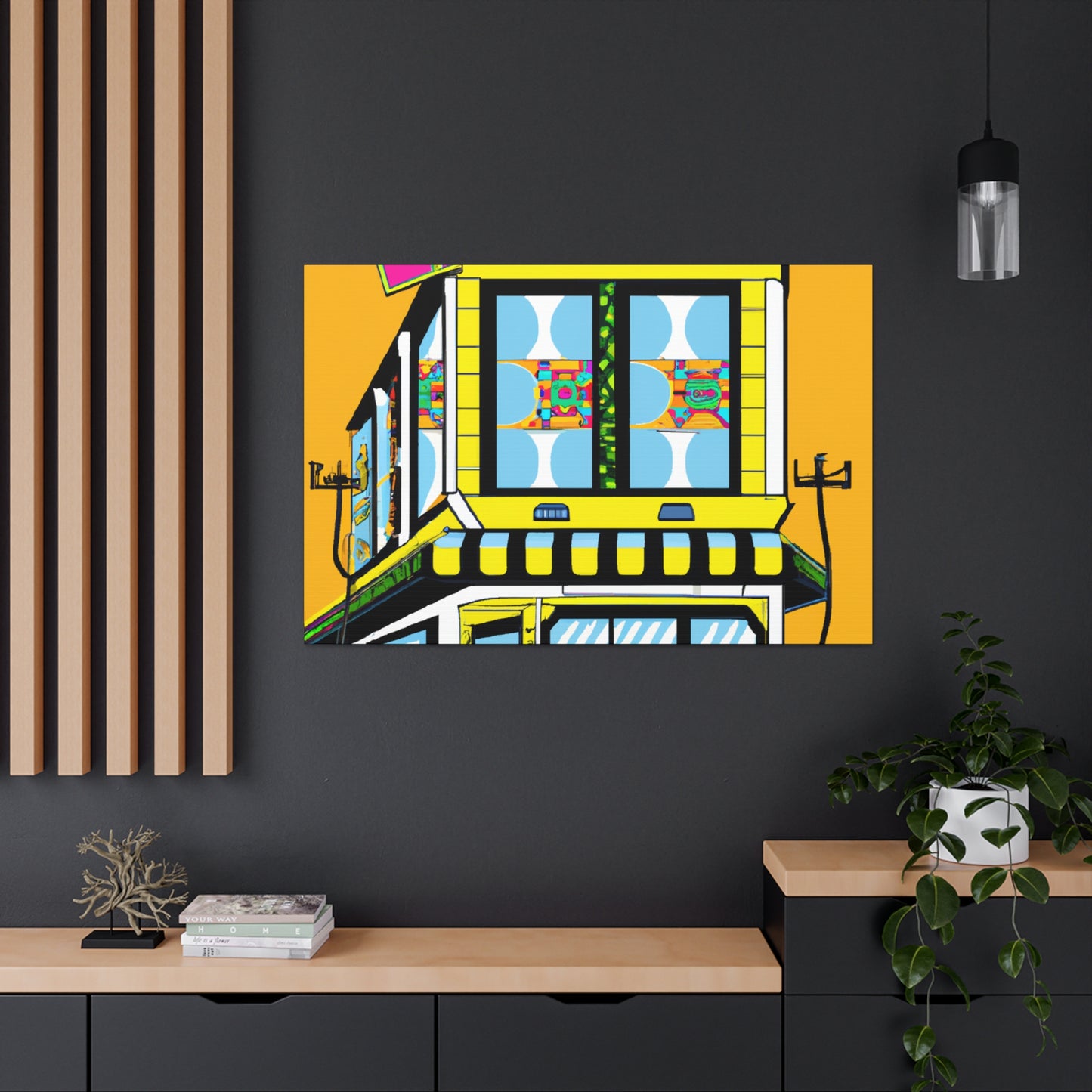 Moonshine Milkshake Parlor - Canvas - Pop Art
