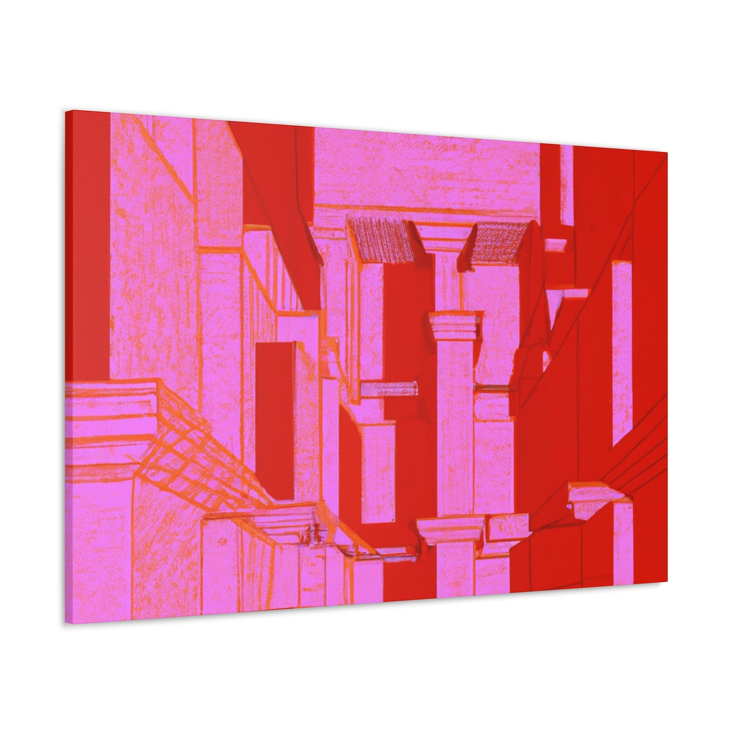 Pieter de de Bontser. - Canvas - Architectural